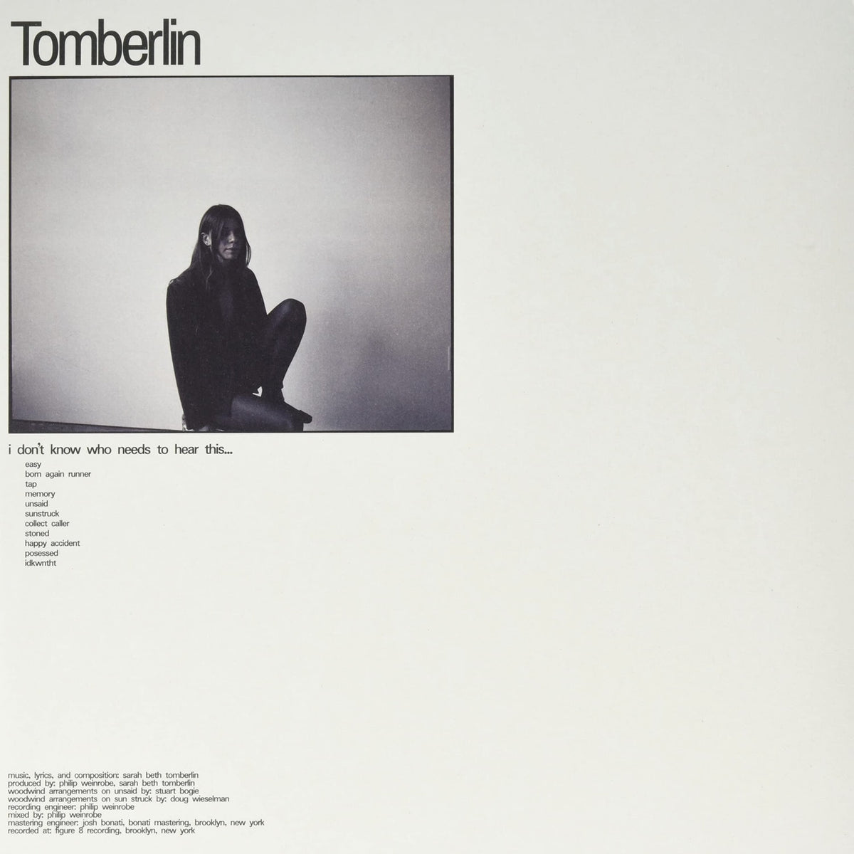 Tomberlin - I Dont Know Who Needs To Hear This.... - (Indie Exclusive, Clear Vinyl, Orange, Digital Download Card) - [Vinyl]