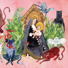 Father John Misty - I Love You, Honeybear Single LP Pearlescent Red - (Colored Vinyl, Red, Remastered, Reissue) - [Vinyl]