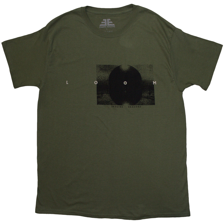 Imagine Dragons Unisex T-Shirt: Loom Dark Circle (Green)