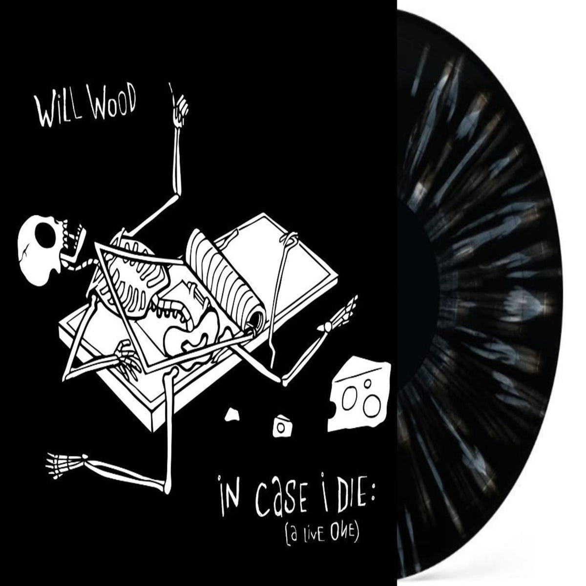 Will Wood - In Case I Die (A Live One) [Triple LP Black with White Splatter] - (Indie Exclusive, Colored , White, Black, Splatter) - [Vinyl]