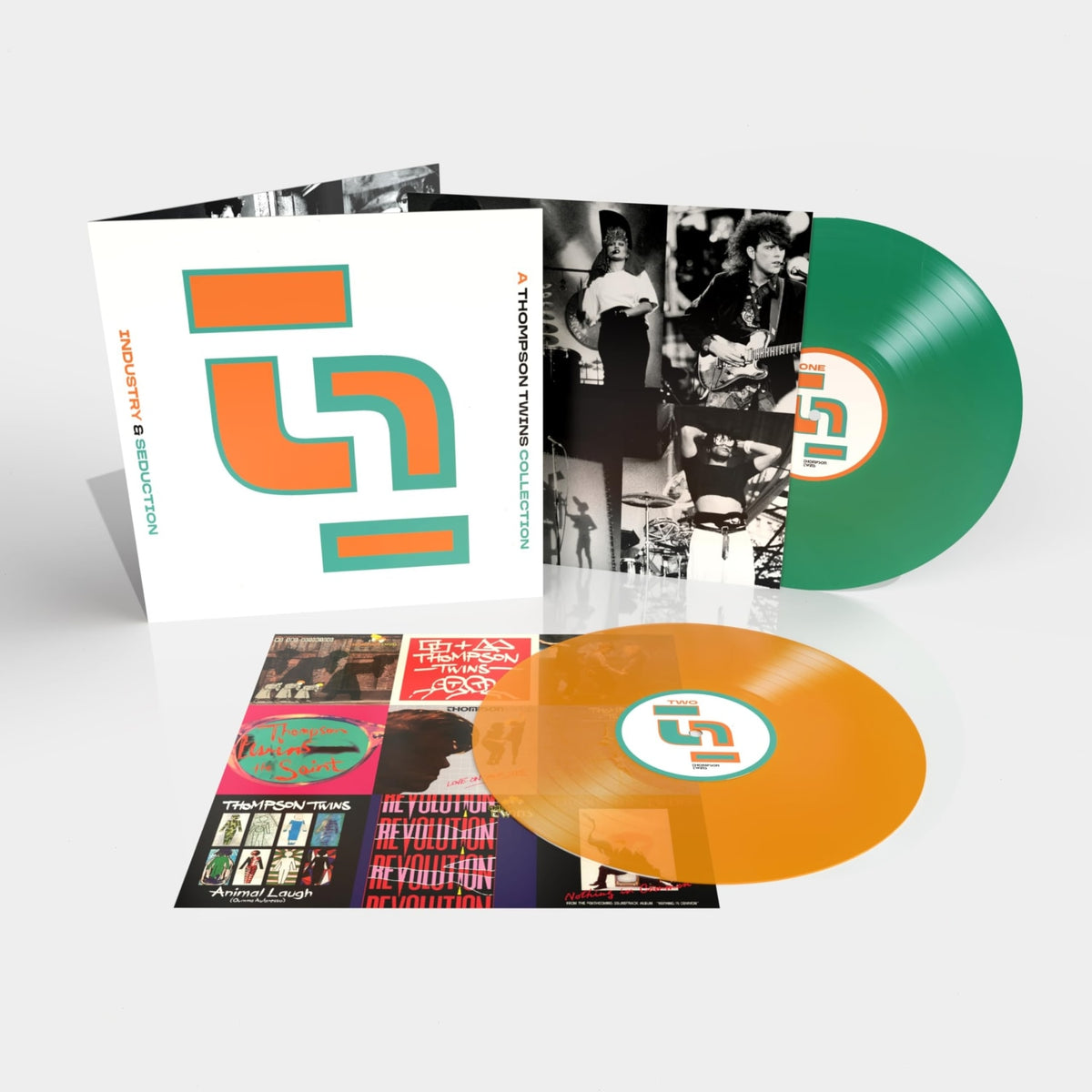 Thompson Twins - Industry & Seduction: A Thompson Twins Collection - (Limited Edition, Clear Vinyl, Green, Orange) - [Vinyl]
