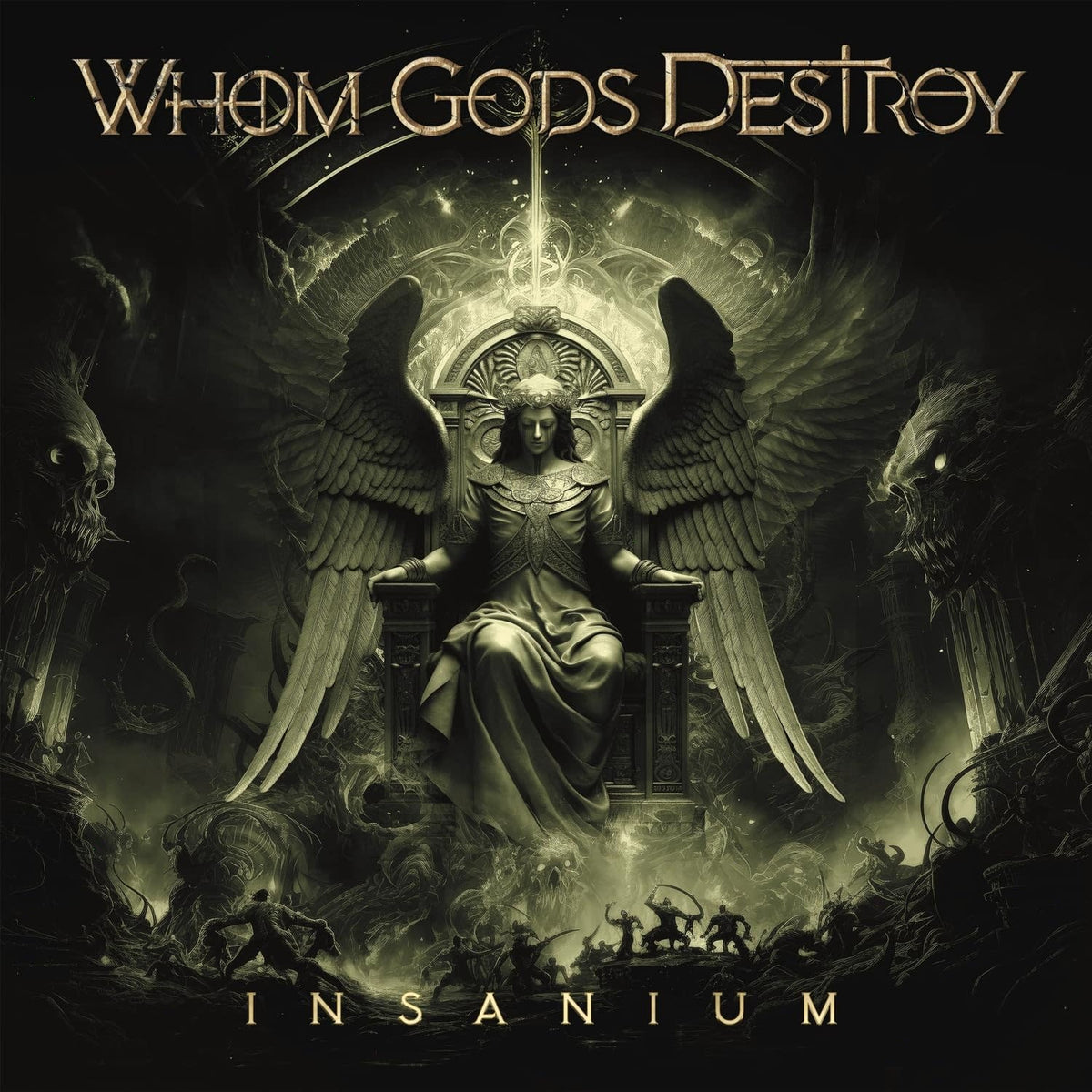WHOM GODS DESTROY - Insanium - Gatefold Black 2LP + LP Booklet - [Vinyl]