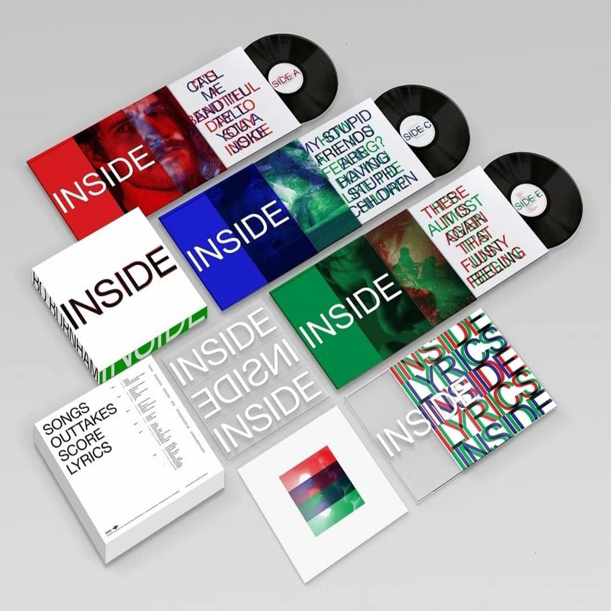 Bo Burnham - INSIDE (DELUXE) [3 LP Box Set] [Explicit Content] - (Parental Advisory Explicit Lyrics, Deluxe Edition, Boxed Set) - [Vinyl]