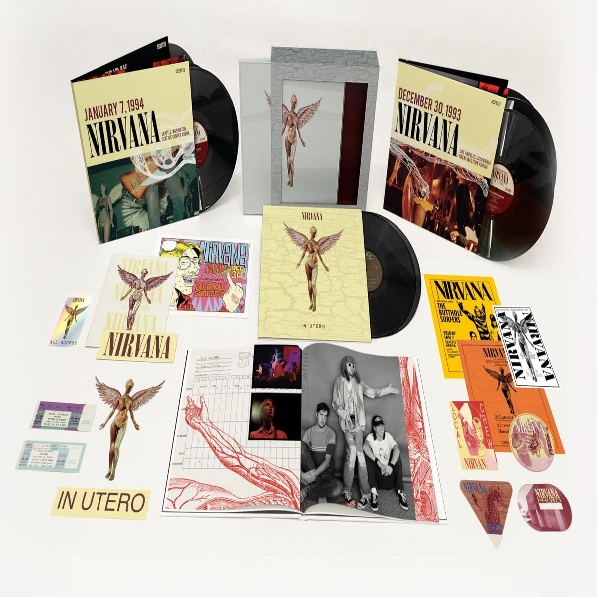 Nirvana - In Utero (30th Anniversary) - (Oversize Item Split, Deluxe Edition, Boxed Set, Anniversary Edition) - [Vinyl]