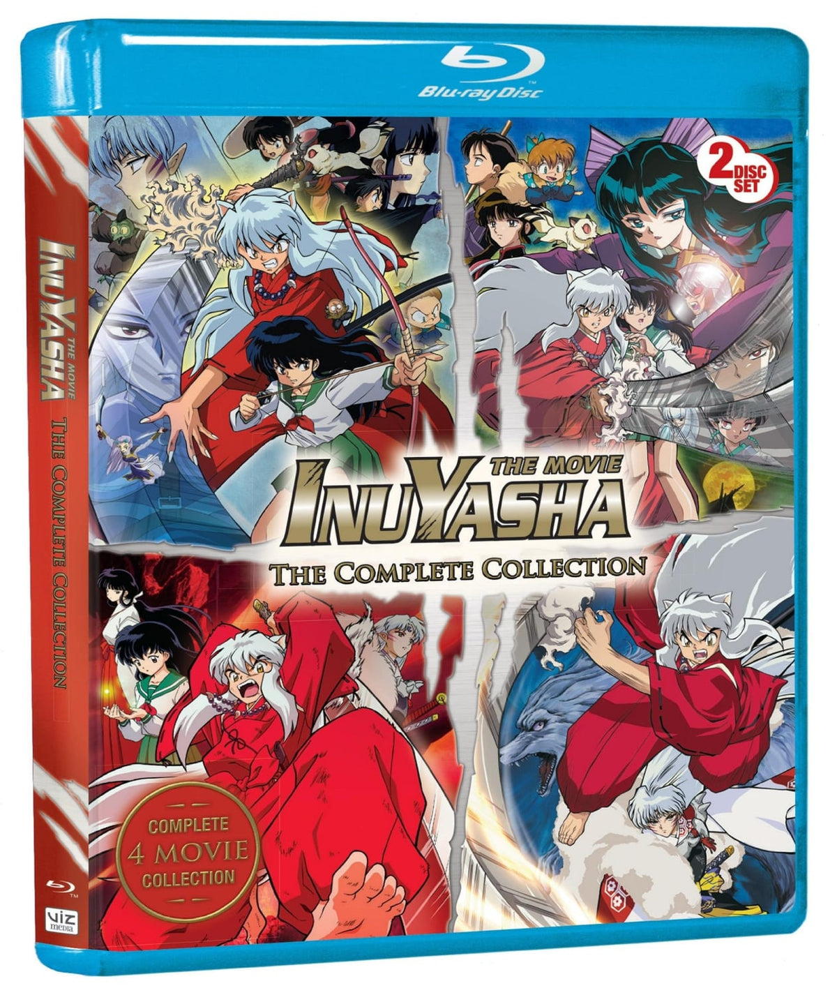 Inuyasha: The Movie the Complete Collection - (Deluxe Edition, Subtitled, Slipsleeve/Digsleeve Packaging, Digipack Packaging, 2 Pack) - [Blu-ray]