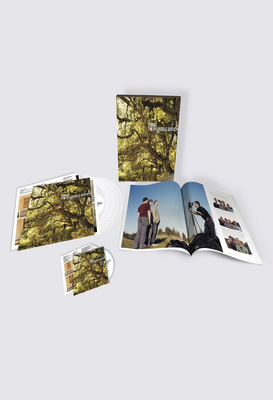 Travis - The Invisible Band (20th Anniversary) [Deluxe 2 CD/ Clear 2 LP Box Set] - (Limited Edition, Boxed Set, Deluxe Edition, With CD, Clear Vinyl) - [Vinyl]