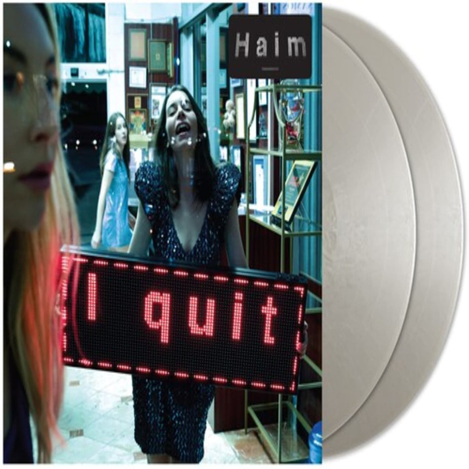 HAIM - I Quit (LP includes two 140-gram metallic silver ) [Explicit Content] - (Parental Advisory Explicit Lyrics, Colored , Silver, Gatefold LP Jacket) - [Vinyl]