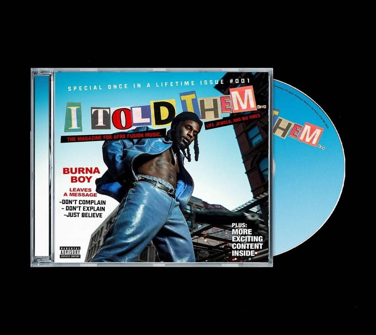 Burna Boy - I Told Them - [CD]
