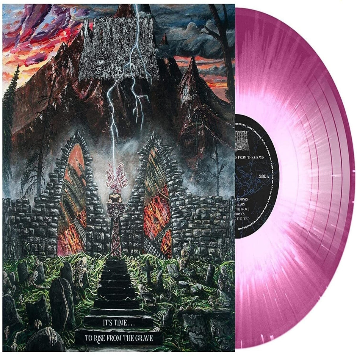 Undeath - It's Time...to Rise From The Grave - (Colored Vinyl, White, Purple) - [Vinyl]