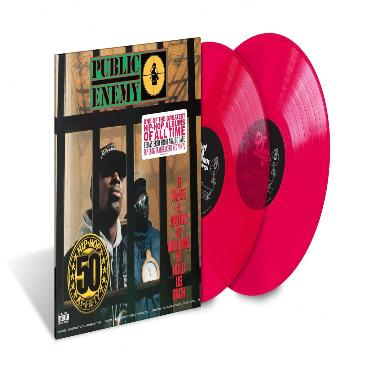 Public Enemy - It Takes A Nation Of Millions To Hold Us Back (35th Anniversary) - (Clear Vinyl, Ruby, Red, Anniversary Edition) - [Vinyl]