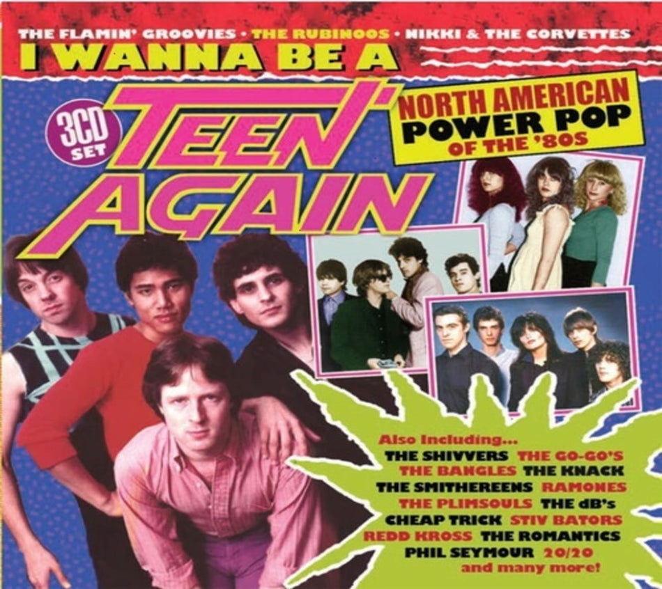 I WANNA BE A TEEN AGAIN: AMERICAN POWER POP 80-89 - I Wanna Be A Teen Again: American Power Pop 1980-1989 / Various - [CD]