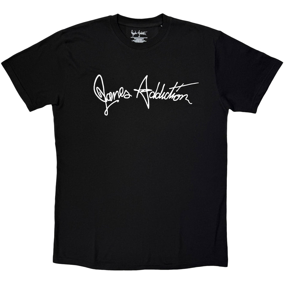 Jane's Addiction Unisex T-Shirt: Logo Mono (Black)