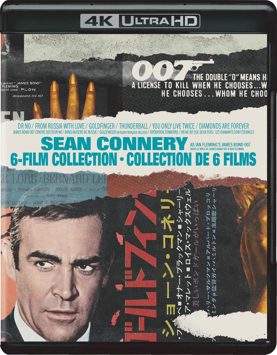 JAMES BOND Â SEAN CONNERY SIX FILM COLLECTION - [4K ULTRA HD]