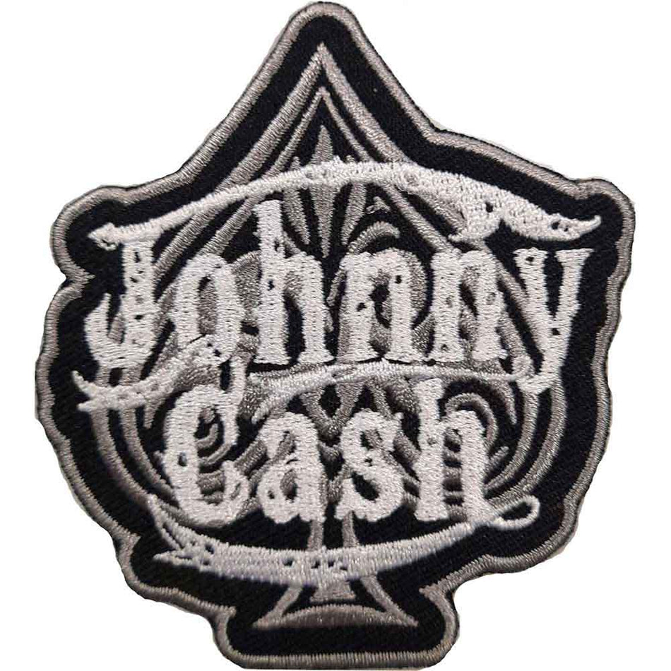 Johnny Cash Standard Patch: Spade (Black)