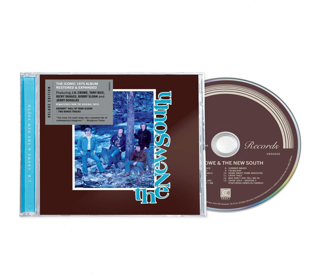J.D. Crowe - J.D. Crowe & The New South - (Deluxe Edition, Anniversary Edition) - [CD]