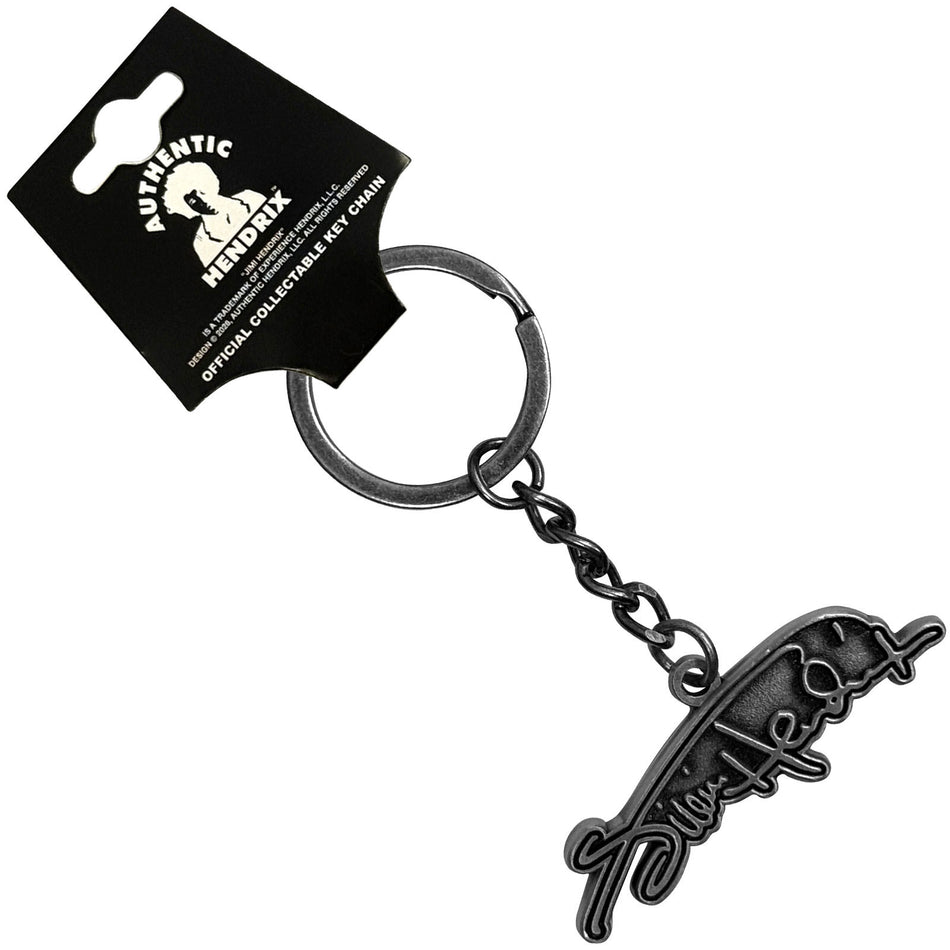 Jimi Hendrix Keychain: Signature Logo