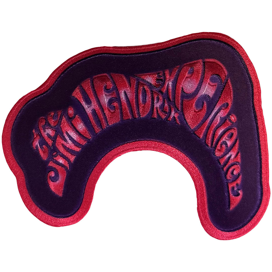 Jimi Hendrix Woven Patch: Swirl Logo