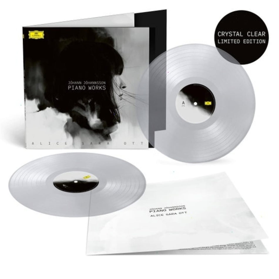 JOHANN JOHANNSSON / ALICE SARA OTT - Johann Johannsson: Piano Works - Crystal Clear Vinyl - (JOHANNSSON,JOHANN / OTT,ALICE SARA) - [Vinyl]