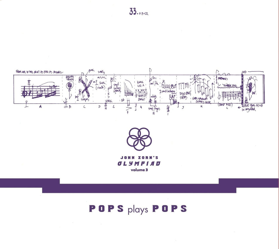 John Zorn - John Zorns Olympiad Vol. 3 - Pops Plays Pops - [CD]