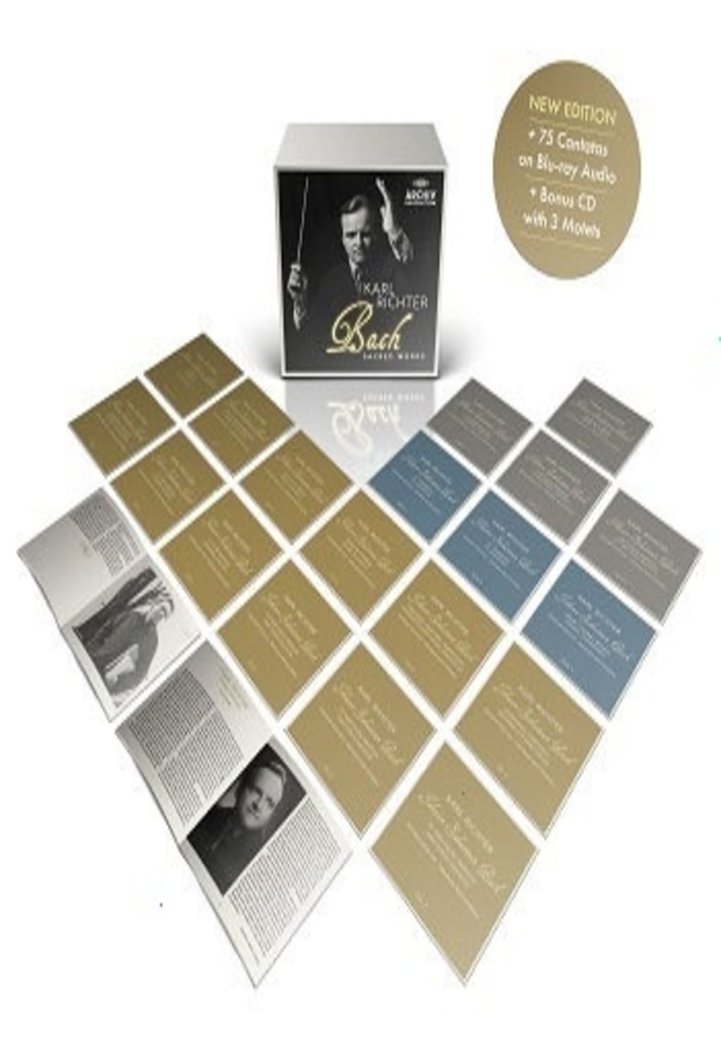 Karl Richter - Bach: Sacred Works - (Karl Richter) - [Blu-ray + DVD + CD]