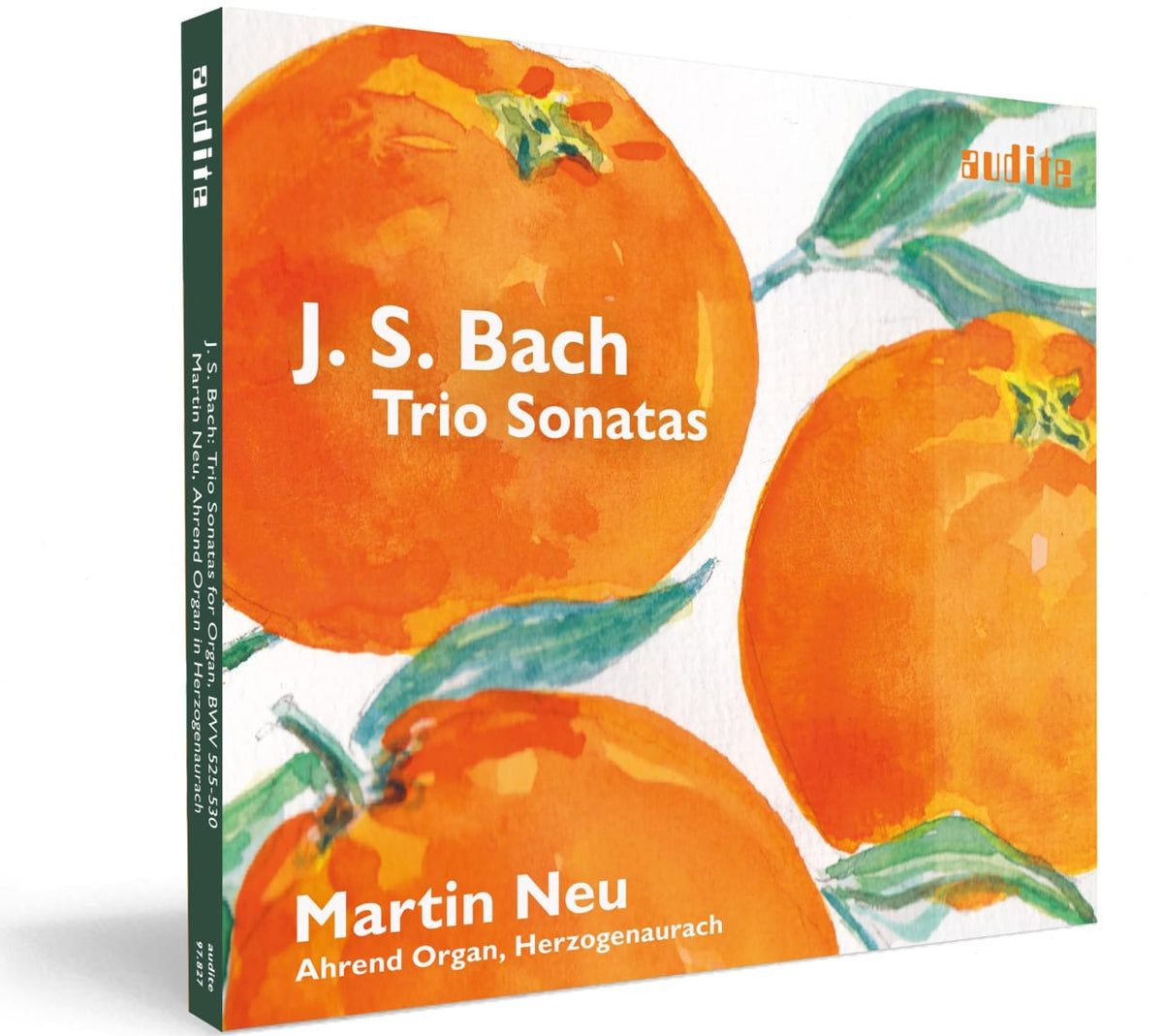 Martin Neu - J.S. Bach: Trio Sonatas for Organ, BWV 525-530 - [CD]