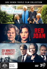 Judi Dench Triple Film Collection (Tea With the Dames / Red Joan / Six Minutes to Midnight) - [DVD]