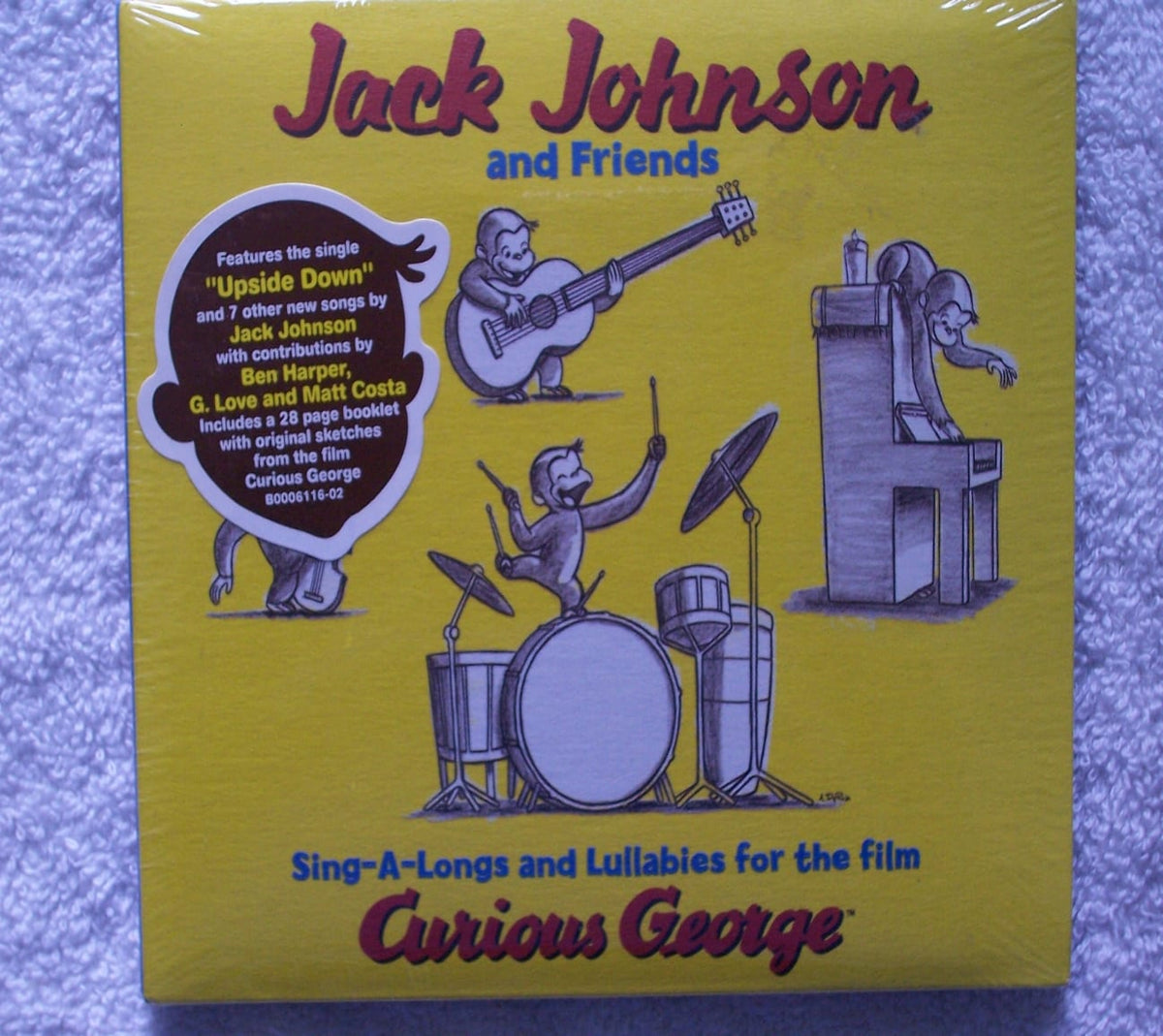 Jack Johnson - Sing-A-Long & Lullabies for Curious George (Original Soundtrack) - [CD]