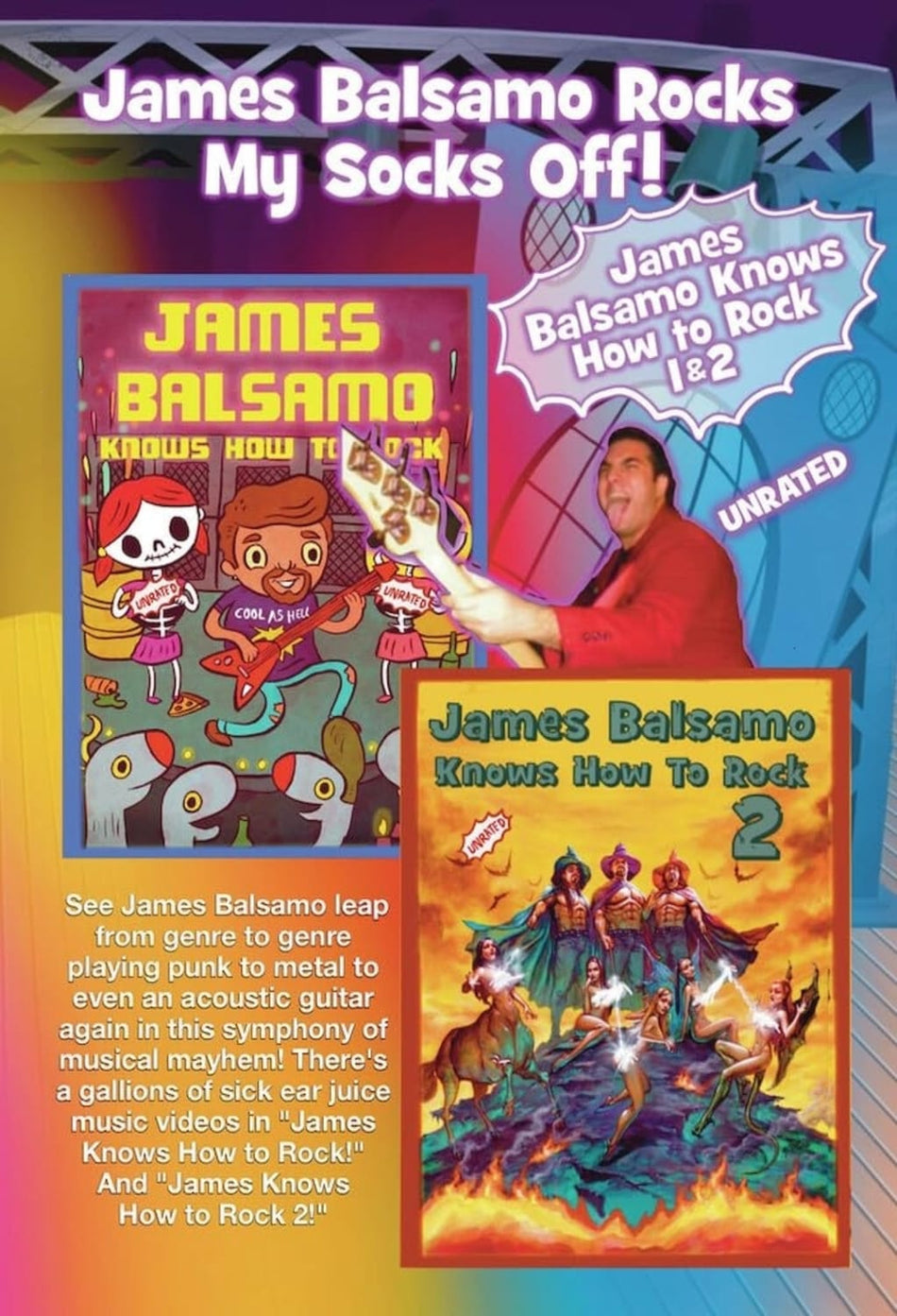 James Balsamo Rocks My Socks Off Double Pack! - [DVD]