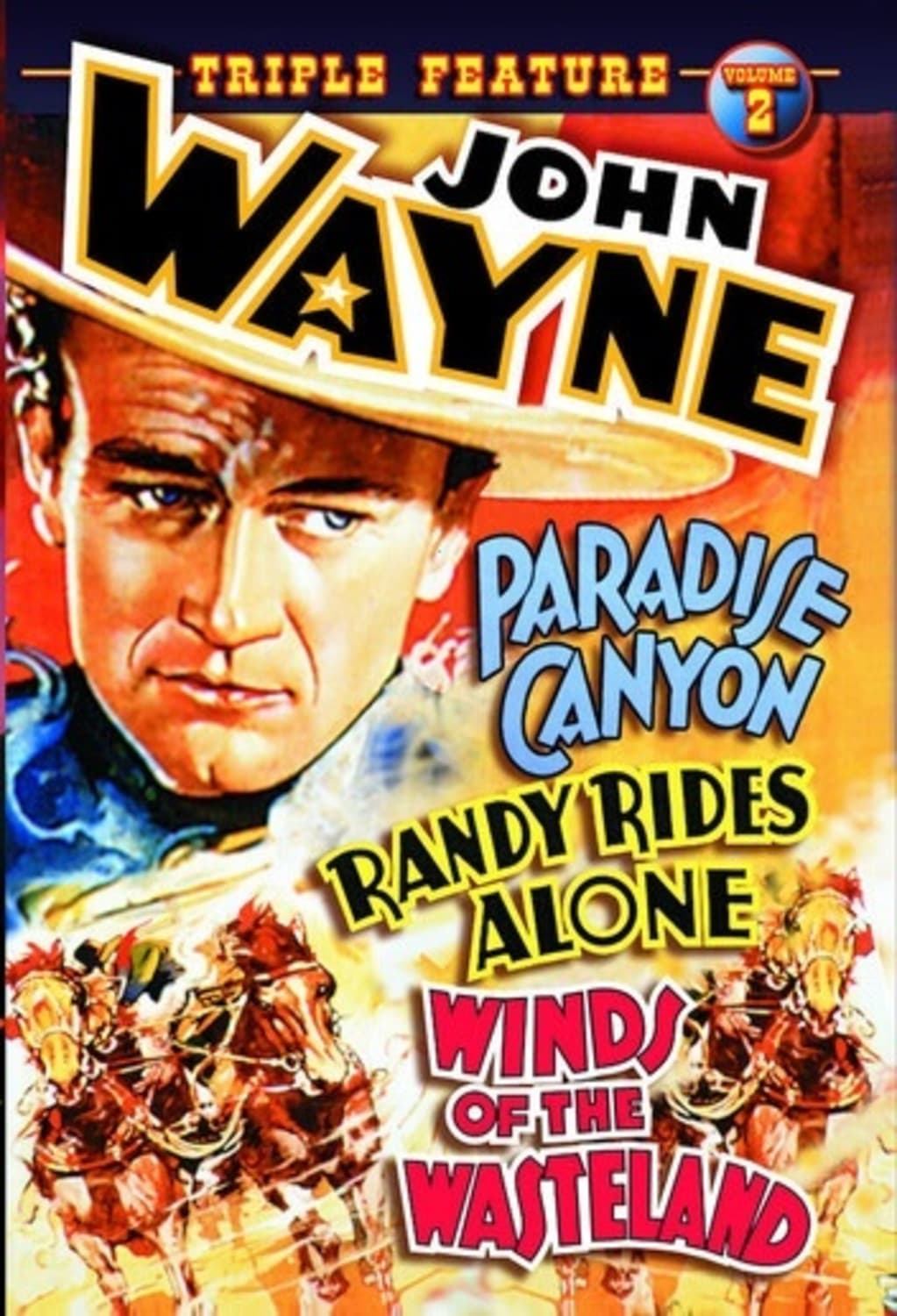 John Wayne Triple Feature: Paradise Canyon / Randy Rides Alone / Winds OfThe Wasteland - [DVD]