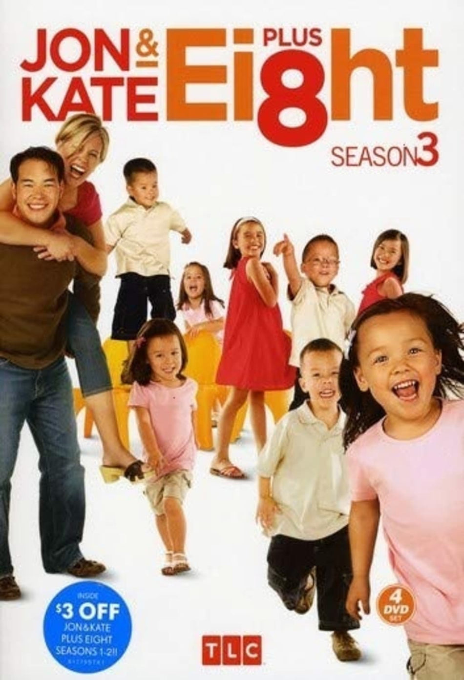 Jon and Plus Ei8ht: Season 3 - [DVD]