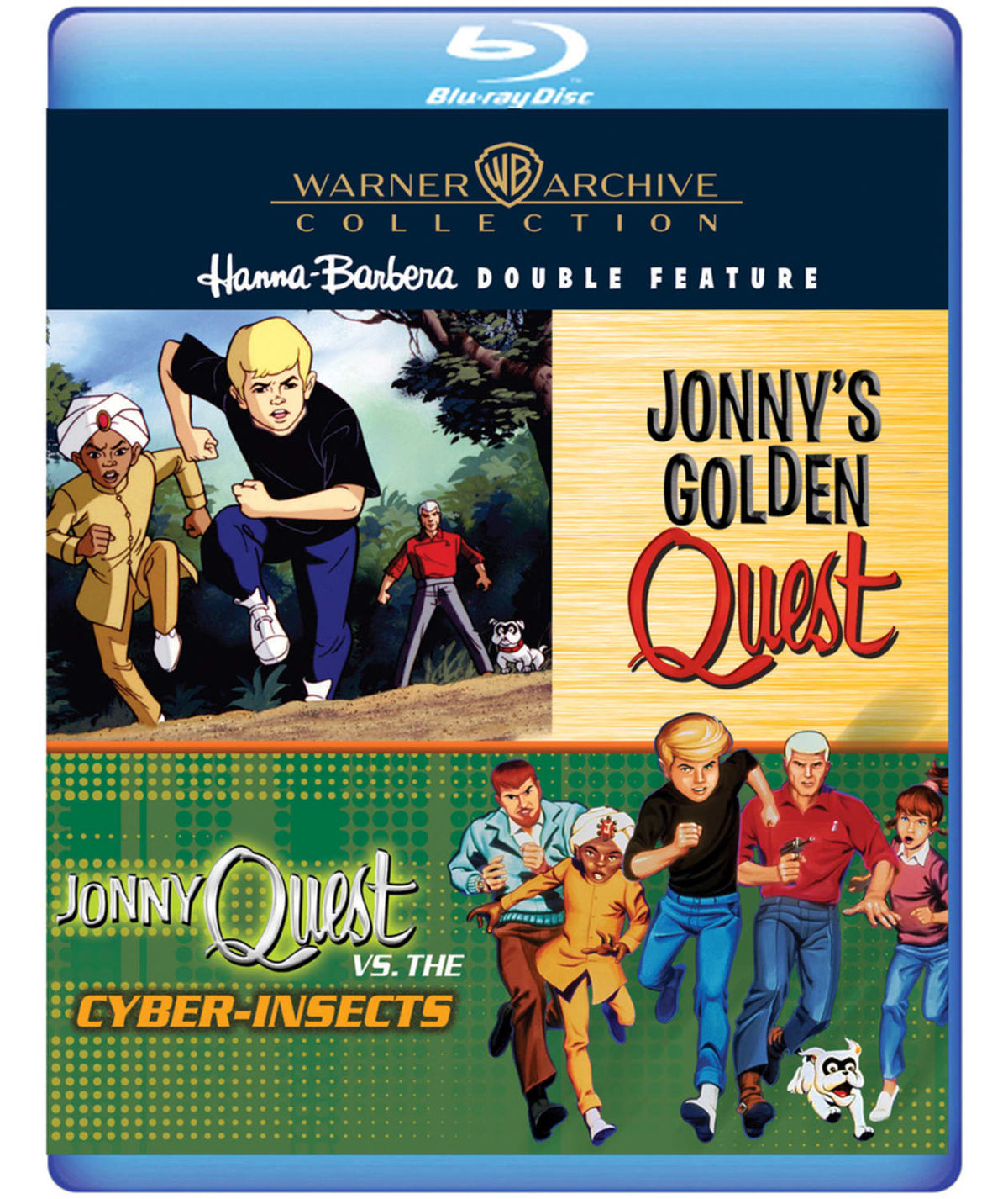 Jonny's Golden Quest/ Jonny Quest Vs. The Cyber-Insects - (Digital Theater System, Mono Sound) - [Blu-ray]