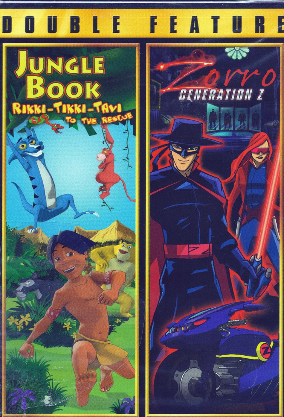 Jungle Book Rikki - Tikki - Tavi To The Rescue & Zorro Generation Z Double Feature 2 Disc Set - [DVD]