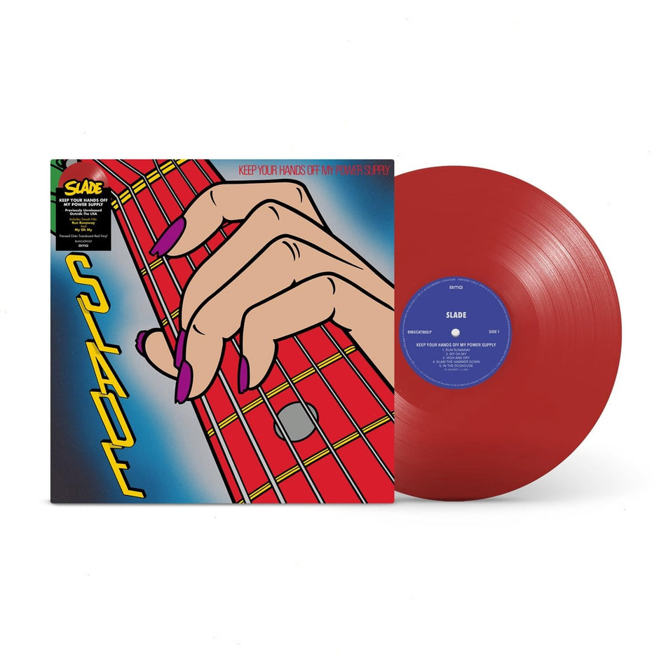 Slade - Keep Your Hands Off My Power Supply - (Clear Vinyl, Red) - [Vinyl]