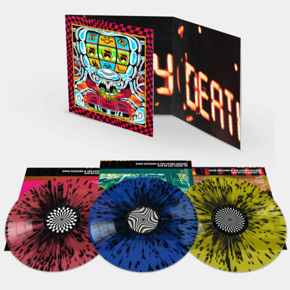 King Gizzard and the Lizard Wizard - King Gizzard - Live In Las Vegas '24 - (Colored Vinyl, Yellow, Blue, Red, Gatefold LP Jacket) - [Vinyl]