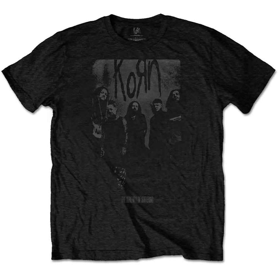 Korn Unisex T-Shirt: Knock Wall (Black)