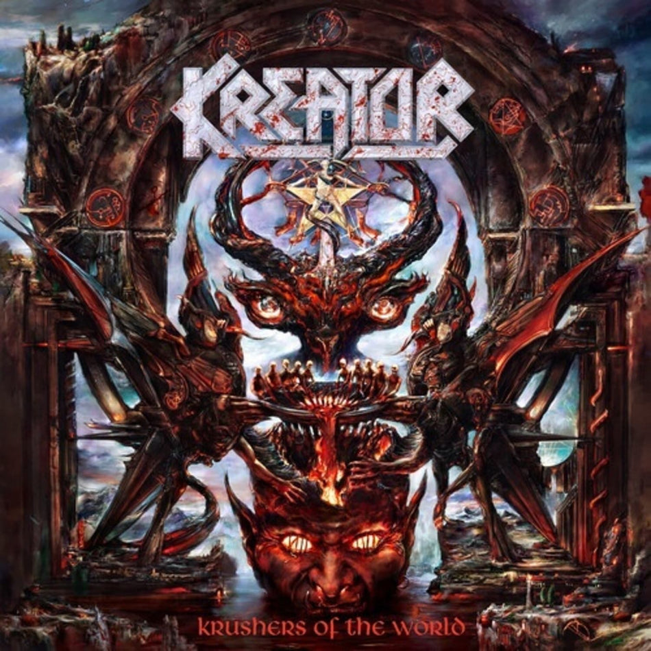 Kreator - Krushers Of The World (LP sleeve) [red] - (Colored , Red) - [Vinyl]