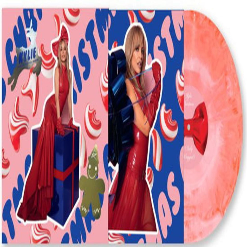 KYLIE MINOGUE - KYLIE CHRISTMAS (FULLY WRAPPED) [INDIE EXCLUSIVE PINK & WHITE MARBLE VINYL] - [Vinyl]