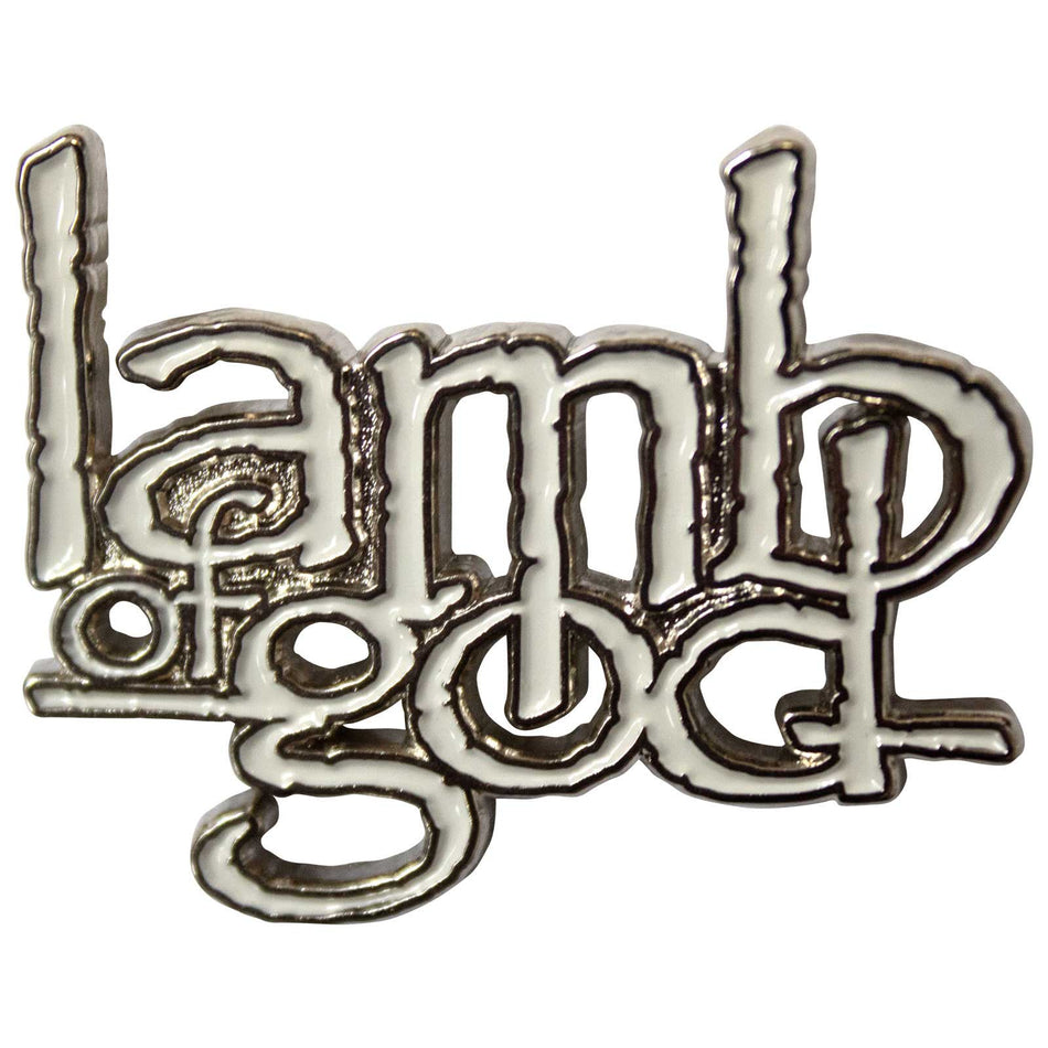 Lamb Of God Pin Badge: Logo