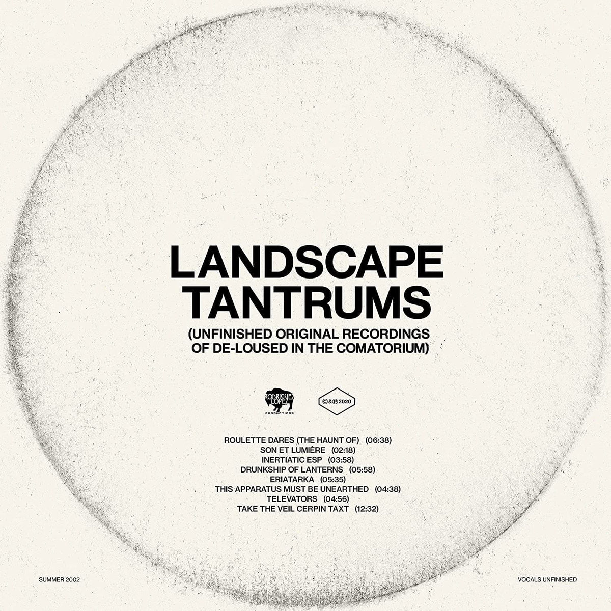The Mars Volta - Landscape Tantrums - Unfinished Original Recordings Of De-Loused In The Comatorium - [Vinyl]