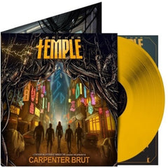 Carpenter Brut - Leather Temple (IEX) - (Indie Exclusive, Colored , Yellow, Gatefold LP Jacket) - [Vinyl]