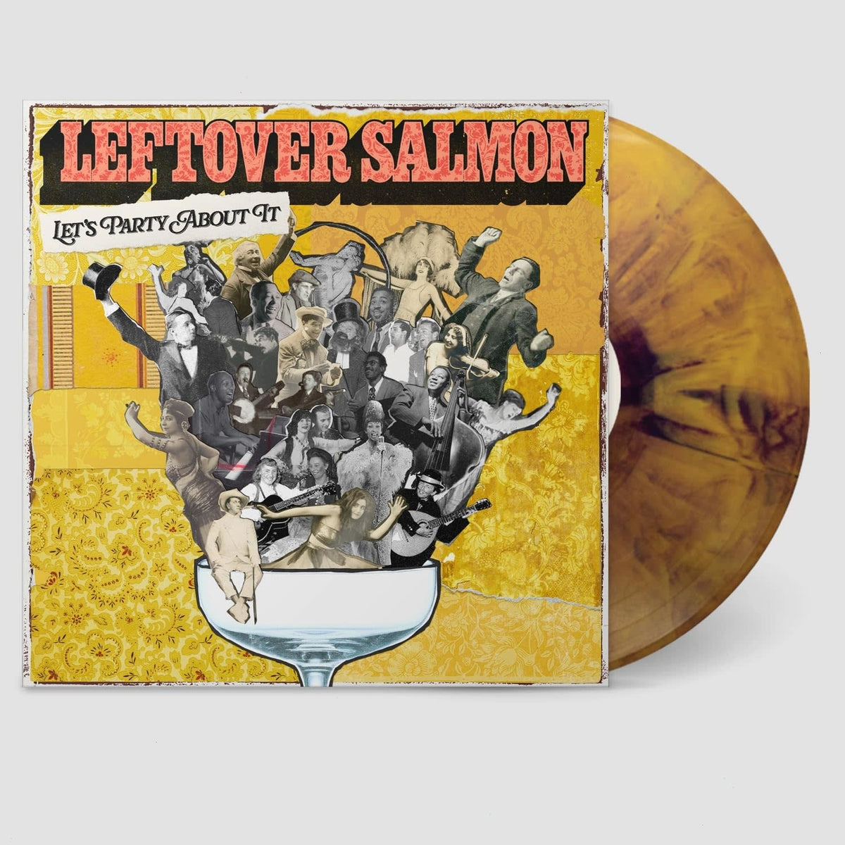 Leftover Salmon - Let's Party About It - Deep Yellow / Purple Twisted - (Colored , Yellow, Purple, Limited Edition, 140 Gram ) - [Vinyl]