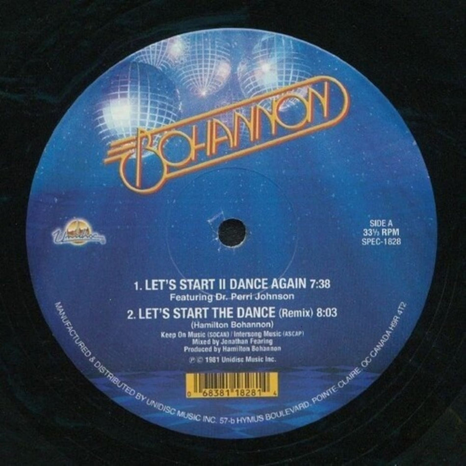 Bohannon - Let's Start II Dance Again - 180 Gram - (Colour Vinyl)