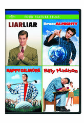 LIAR LIAR / BRUCE ALMIGHTY / HAPPY GILMORE / BILLY MADISON FOUR FEATURE FILMS - [DVD]