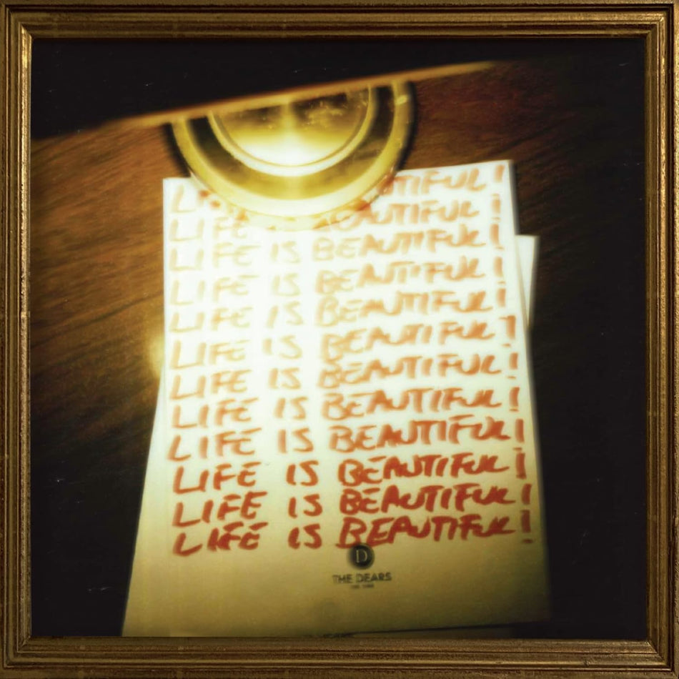 The Dears - Life Is Beautiful! Life Is Beautiful! Life Is Beautiful! - (Colored Vinyl, Gold, Sticker) - [Vinyl]
