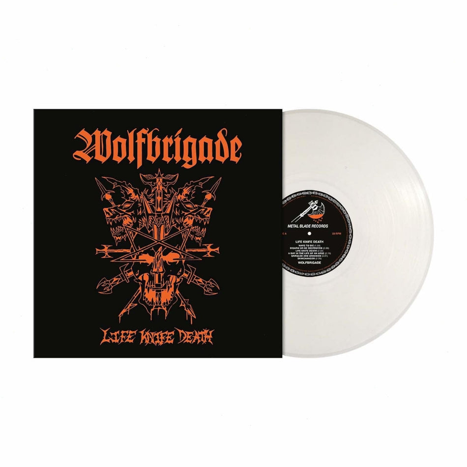 Wolfbrigade - Life Knife Death - (Colored Vinyl, White) - [Vinyl]