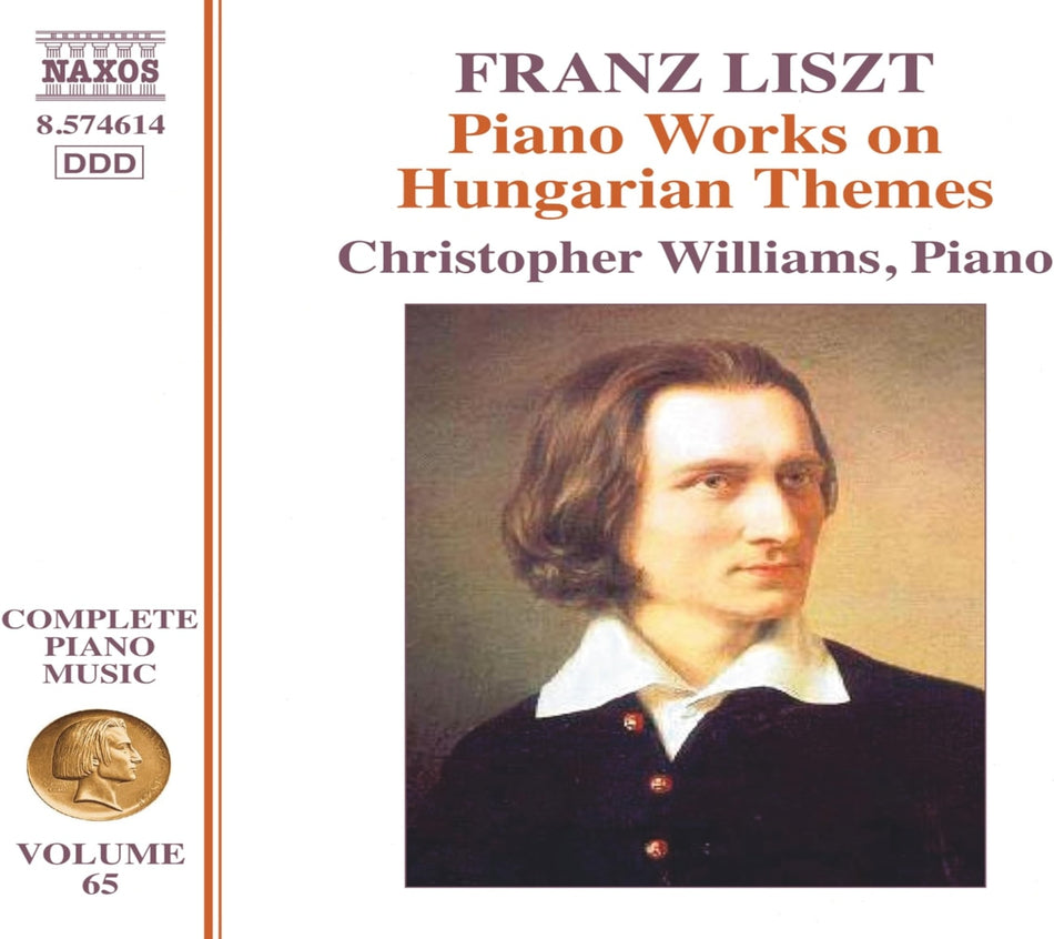 Christopher Williams - Liszt: Complete Piano Music, Vol. 65 - Piano Works on Hungarian Themes - [CD]