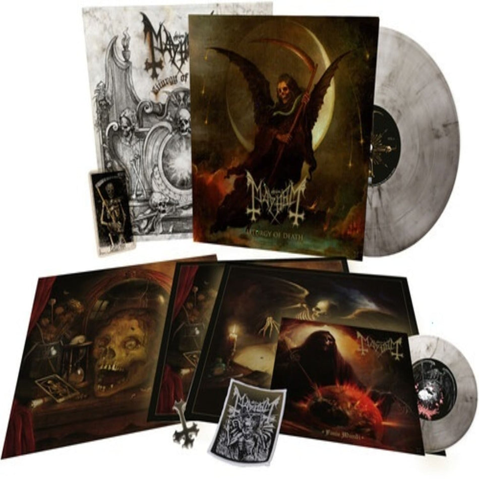 Mayhem - Liturgy Of Death - (Limited Edition, Deluxe Edition, Clear Vinyl, Black, With Bonus 7") - [Vinyl]