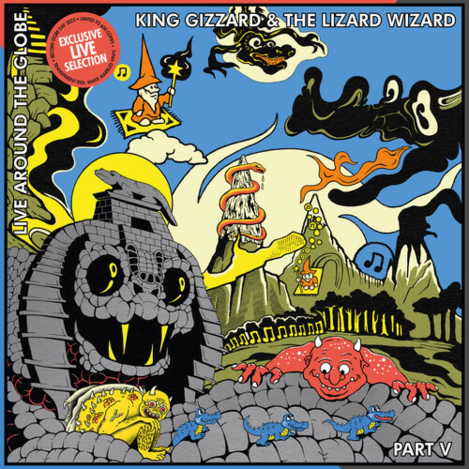 King Gizzard and the Lizard Wizard - Live Around The Globe: Part V - (Colored Vinyl) - [Vinyl]