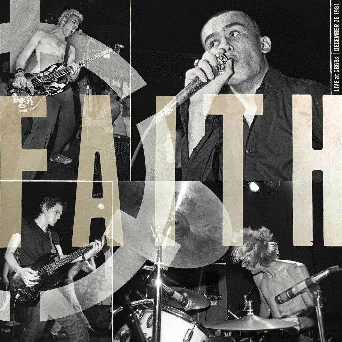 The Faith - Live At CBGB's - (Limited Edition, Colored Vinyl, Blue) - [Vinyl]