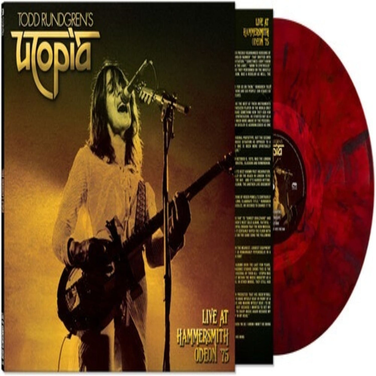 Todd Rundgren - Live At Hammersmith Odeon '75 - (Limited Edition, Colored Vinyl, Red) - [Vinyl]